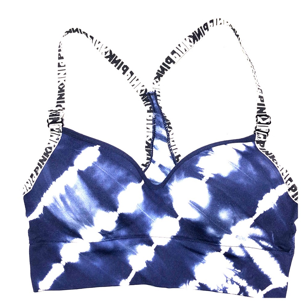 Wireless Lightly lined VS Pink Tye Dye Bra